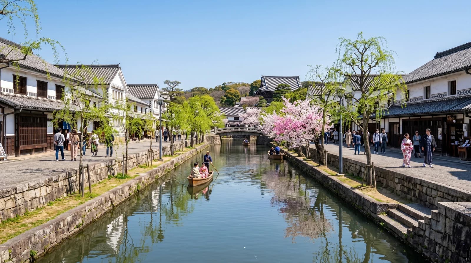 Spring of Kurashiki Bikan Historical Quarter